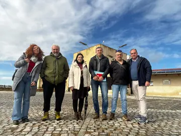 Plataforma para recuperar la v&iacute;a verde entre Gibrale&oacute;n y Ayamonte.