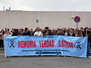 Manifestaci&oacute;n por el accidente de Adamuz.
