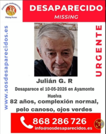 Juli&aacute;n, desaparecido en Ayamonte