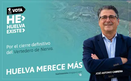 Cierre del vertedero de Nerva.