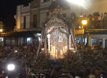 Entrada de Huelva en El Roc&iacute;o.