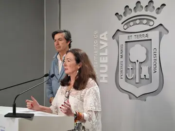 Miembros de VOX en el Ayuntamiento de Huelva.