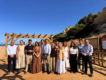 Nueva pasarela del Parador.