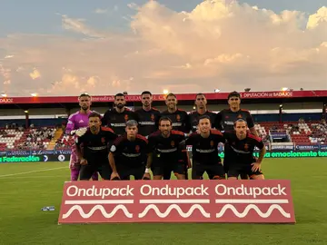 El once del Recre contra el Extremadura