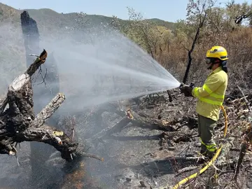 Bombero del INFOCA