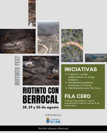Riotinto se vuelca con Berrocal tras el incendio de Niebla