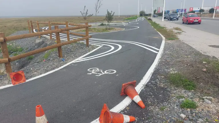 Aqu&iacute; en este tramo comienza a torcerse la historia del carril bici
