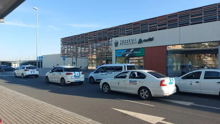 Inmediaciones de la estaci&oacute;n de Huelva