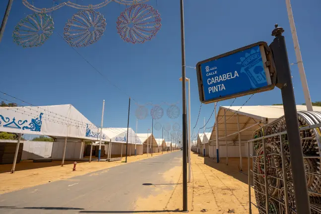 Una calle de las Colombinas.