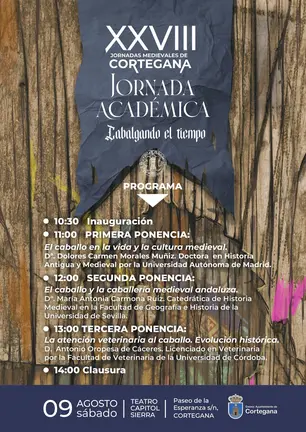 Cartel de las jornadas / Fotografía: Jornadas Medievales de Cortegana.