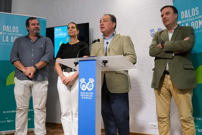 Presentación de la Regata Palos-La Gomera / Fotografía: Diputación Provincial.