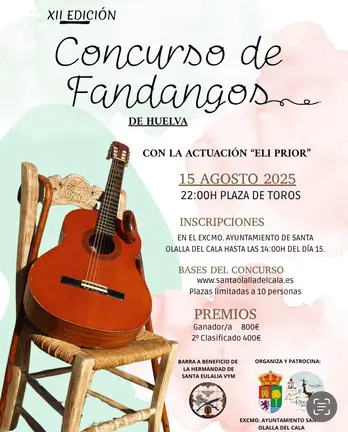 Cartel anunciador del evento / Fotografía: Ayuntamiento de Santa Olalla del Cala.