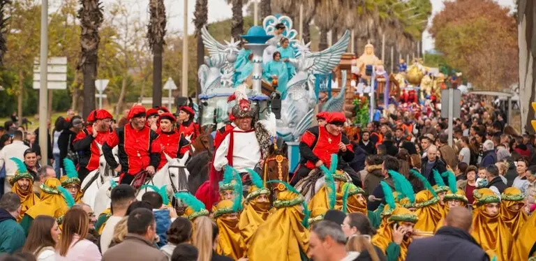Cabalgata de Reyes de Huelva / Fotografía: Ayuntamiento de Huelva.