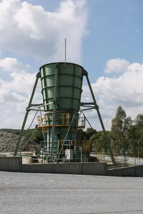 Ventilador en mina Aguas Teñidas