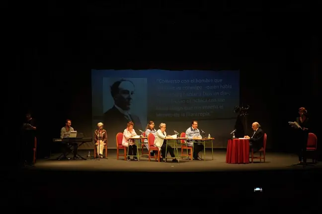 Homenaje a Machado en Cartaya. / Fotografía: Ayuntamiento de Cartaya.