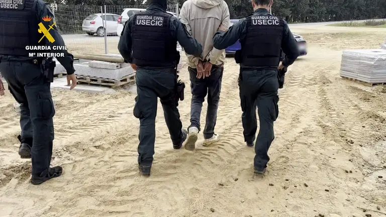 Momento de la detención.