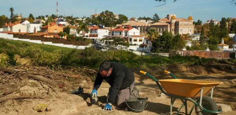 Restos del Castillo Medieval de Huelva.