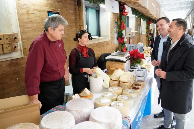 Muestra de quesos y aceites