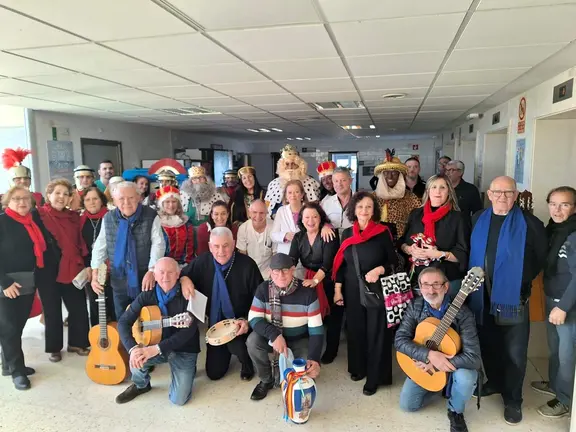 Visita de los Reyes Magos al Hospital Infanta Elena