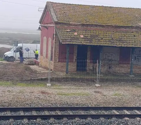 Lugar del futuro Centro de interpretaci&oacute;n de las Marismas y Salinas del Tinto.