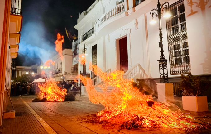 Candelas del Santo en Trigueros.