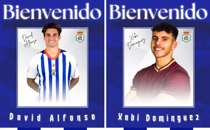 Los dos primeros fichajes del Recreativo en el mercado de invierno.