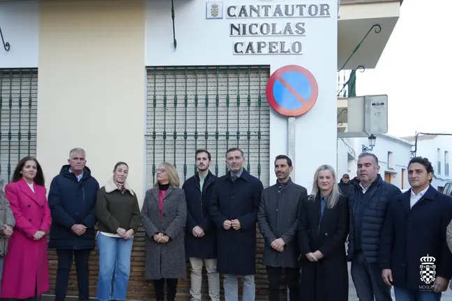 Calle en honor a Nicol&aacute;s Capelo.