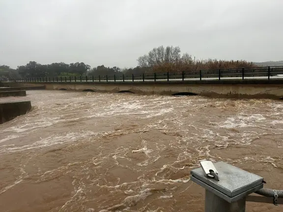El r&iacute;o Chanza a su paso por Rosal de la Frontera. / Fotograf&iacute;a: Ayuntamiento de Rosal de la Frontera.