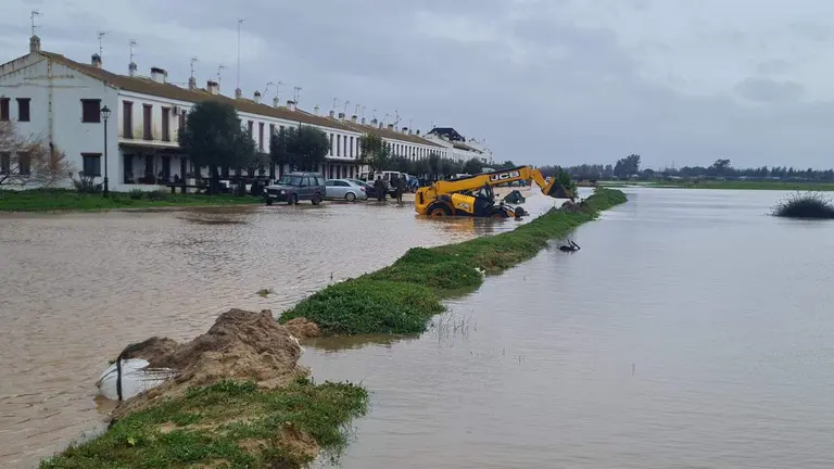 Inundaciones en El Roc&iacute;o.