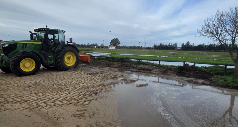 Trabajos en El Roc&iacute;o.