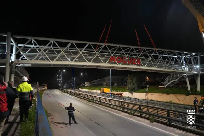 Nueva pasarela de Moguer / Foto: Ayuntamiento de Moguer.