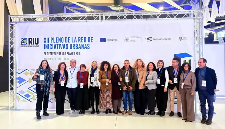 Representantes y t&eacute;cnicos de la provincia de Huelva en el pleno RIU