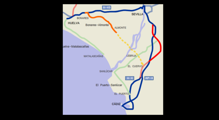 Carretera Huelva-C&aacute;diz