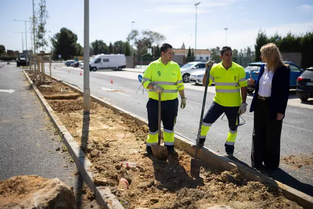 El Ayuntamiento de Huelva impulsa la renaturalizaci&oacute;n de la avenida Ana Mar&iacute;a Jerez Cano con un nuevo corredor verde