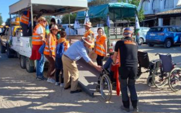 Fundaci&oacute;n ONCE y Camino del Roc&iacute;o Sin Barreras impulsan un Roc&iacute;o accesible para personas con discapacidad