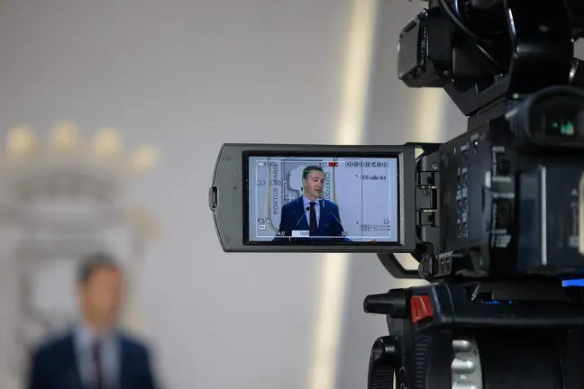 Felipe Arias, en rueda de prensa.