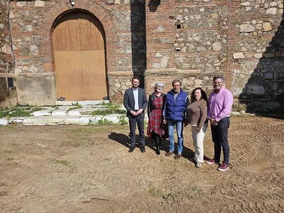 Cortegana inicia la rehabilitaci&oacute;n del porche de la Iglesia del Divino Salvador
