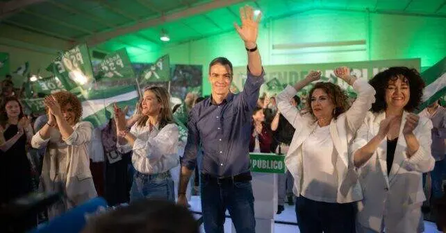 Pedro S&aacute;nchez en Gibrale&oacute;n.