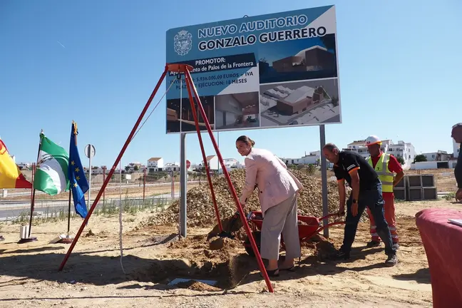 Palos de la Frontera inicia las obras del Auditorio Gonzalo Guerrero con una inversi&oacute;n de 5,9 millones