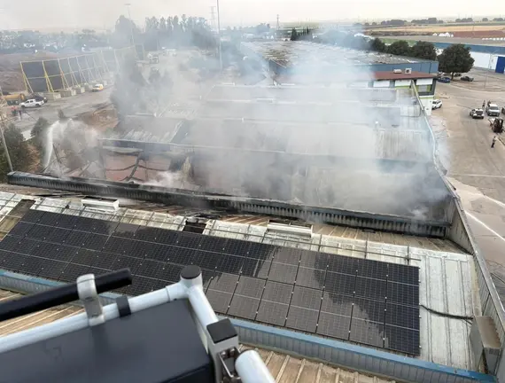 Incendio en San Juan Del Puerto.