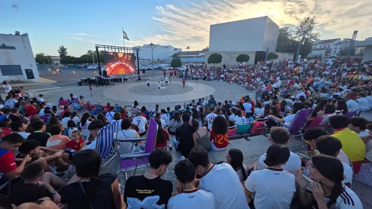 Pantalla gigante, en Gibrale&oacute;n / Foto: Ayuntamiento de Gibrale&oacute;n