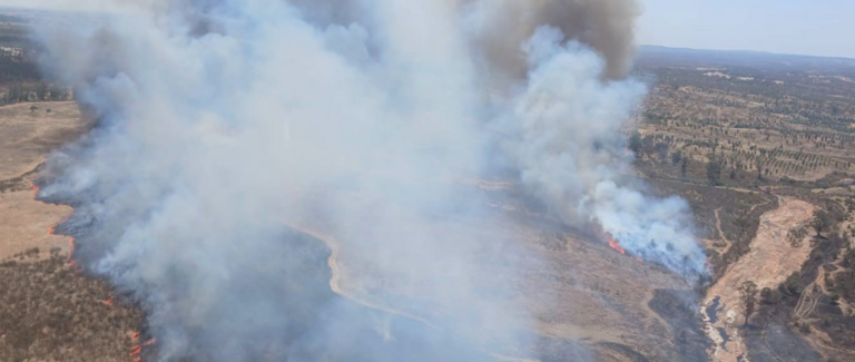Incendio en Alosno.