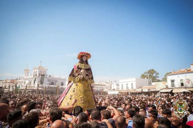 Venida de la Virgen del Roc&iacute;o a Almonte. / Foto: Hermandad Matriz de Almonte.
