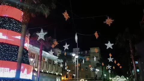 Luces alumbrado Navidad Huelva