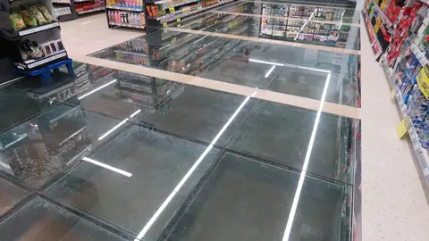 Restos casi invisibles en el Jamón de la Plaza de San Pedro