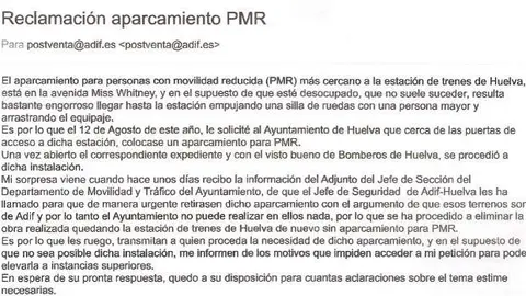 Captura de pantalla de la carta