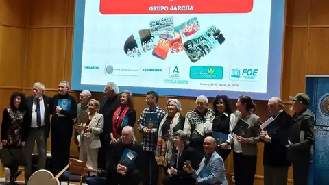 Grupo Jarcha y organizadores del evento