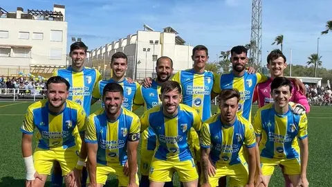 El once del Isla Cristina FC.