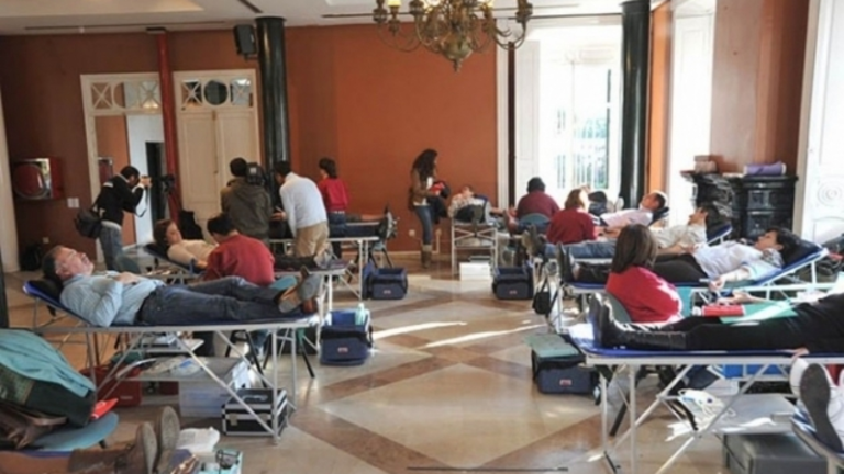 Una de las macrocolectas celebradas en la Casa Col&oacute;n. / Ayto. Huelva