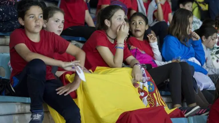 HUELVA, 24/04/18 HUELVA - Campeonato Europeo de Badminton Huelva 2018 . 
Foto: ALBERTO DIAZ